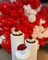 200PCS Red and White Balloon Garland Arch Kit with Star & Confetti Balloons – Valentine’s Day, Christmas, Engagement, Birthday & Anniversary Party Decorations (5–22 Inch Mix)